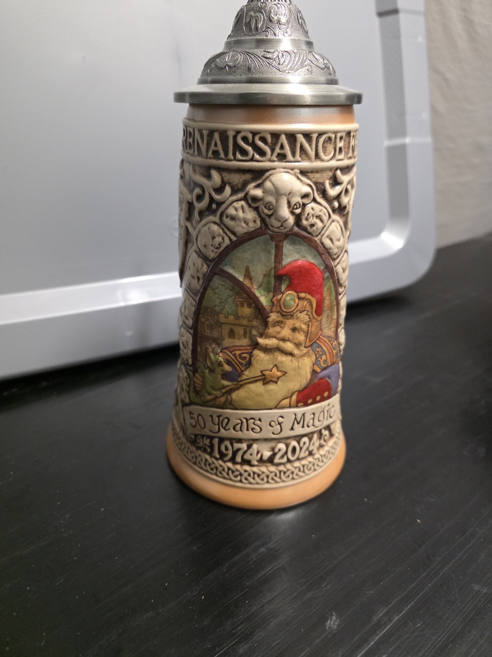 Real Musgrave Texas Renaissance Festival Beer Stein 50 Years 1974-2024 1/1375